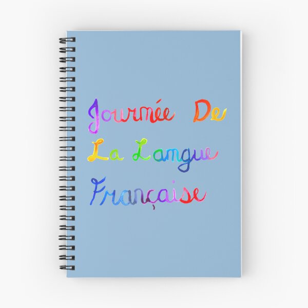 Item preview, Hand Lettered International French Language Day Manuscrite Journee De La Langue Francaise designed and sold by H3designs.