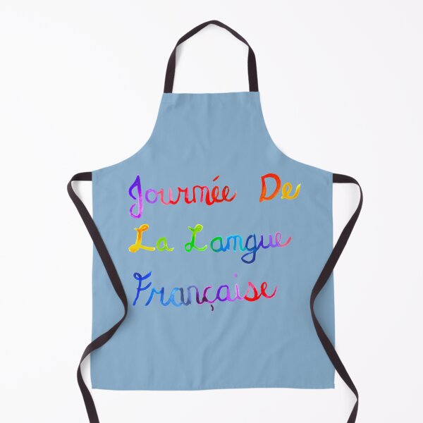 Item preview, Hand Lettered International French Language Day Manuscrite Journee De La Langue Francaise designed and sold by H3designs.