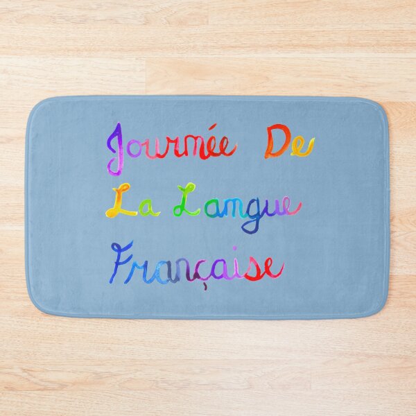 Item preview, Hand Lettered International French Language Day Manuscrite Journee De La Langue Francaise designed and sold by H3designs.
