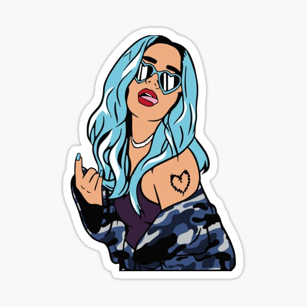 Pegatina for Sale con la obra «karol g» de A2designDigital Redbubble