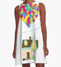 Up, Up, and Away A-Line Dress