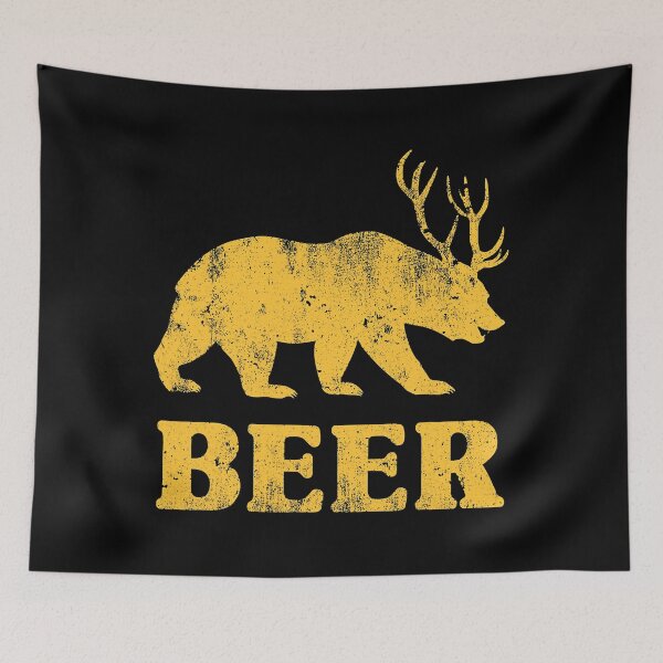 Item preview, Bear Deer Beer Funny designed and sold by ericrichard059.