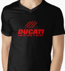 DUCATI MONSTER Men's V-Neck T-Shirt