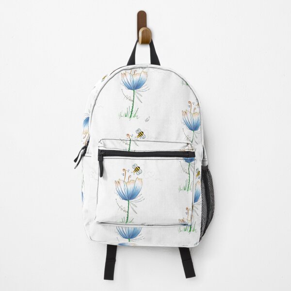 Artikelvorschau, Blumen- und Bienenillustration handgefertigt von Pascale Breton entworfen und verkauft von Pascale Breton.
