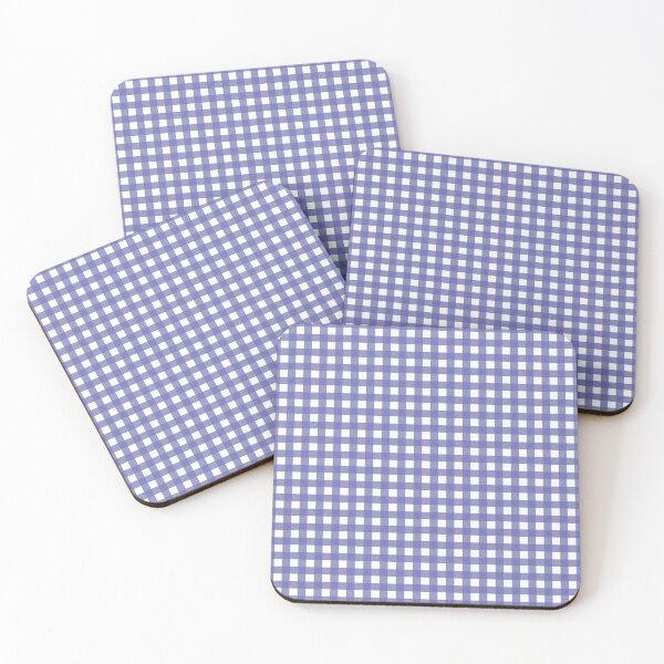Item preview, Periwinkle and White Gingham Repeat Pattern designed and sold by rhombusOnion.