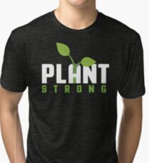 Plant Strong Tri-blend T-Shirt