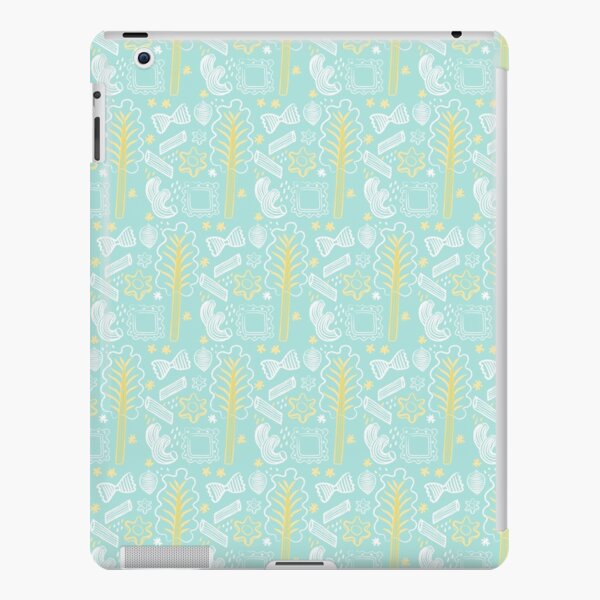 Blue Pasta Pattern iPad Snap Case