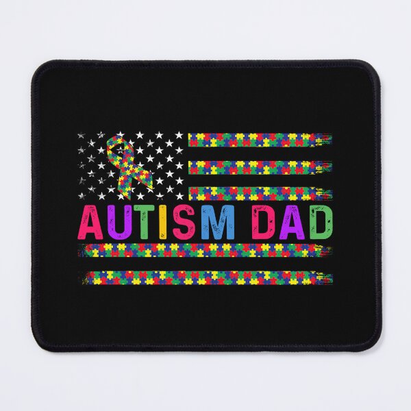 Item preview, Autism Dad American Flag designed and sold by SweetThreads79.