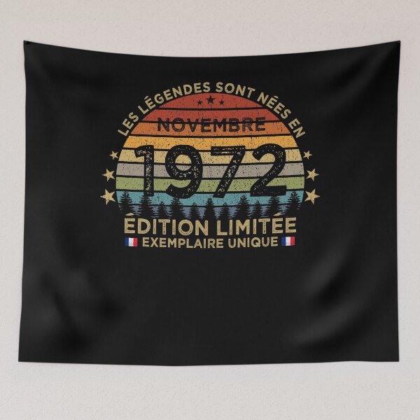 Item preview, Anniversaire 50 Ans Les Legendes Sont Nees en Novembre 1972 designed and sold by cssdru.