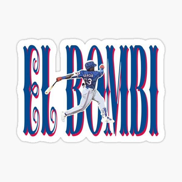 Adolis Garcia Baseball Edit Tapestries Rangers - Adolis Garcia - Sticker