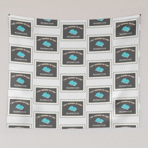 Item preview, “Don’t remember the story” reading club stamp, blue/gray designed and sold by michelethesilva.