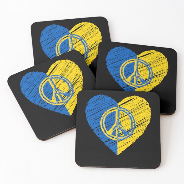 Item preview, Stand with Ukraine, Peace in Ukraine, Support for Ukraine, Ukraine Flag Colors designed and sold by tropicprince.