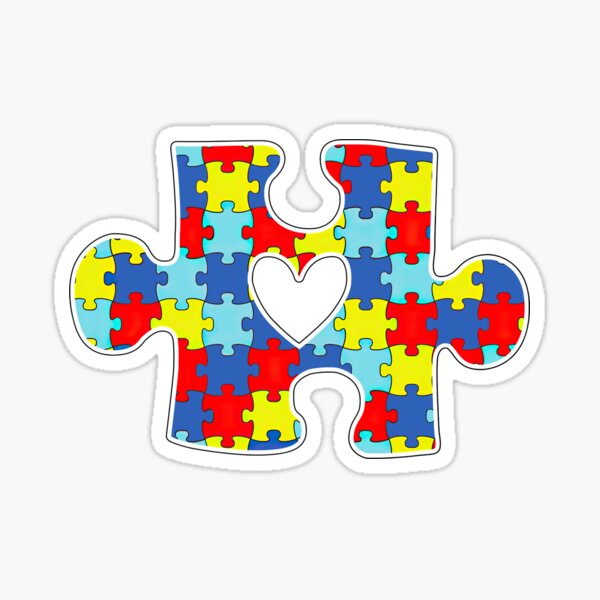 Puzzle Piece: Fight Autism Support Card