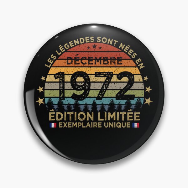 Item preview, Anniversaire 50 Ans Les Legendes Sont Nees en Decembre 1972 designed and sold by cssdru.