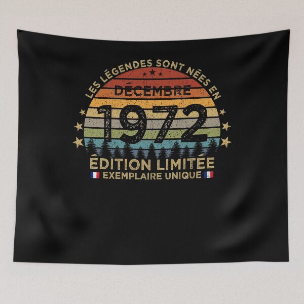 Item preview, Anniversaire 50 Ans Les Legendes Sont Nees en Decembre 1972 designed and sold by cssdru.