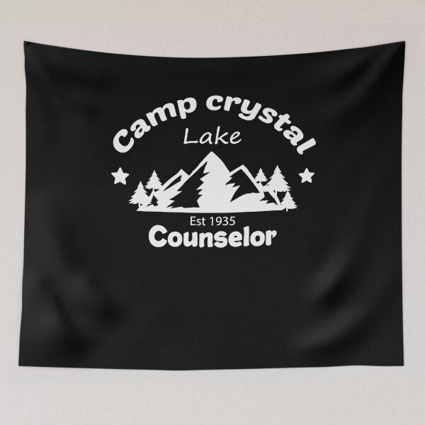 Item preview, Birthday Gift Camp Crystal Lake Counselor Funny Graphic Camping Vintage Retro Wave designed and sold by PrestonMarks.