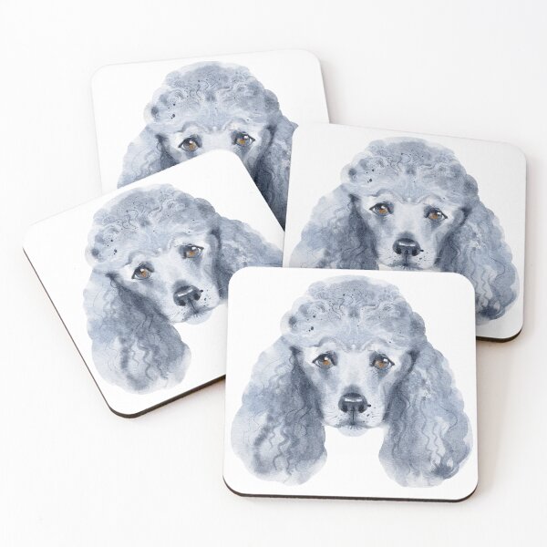 Item preview, Gray Poodle Dog / Dog Lovers / Poodle dog lovers/ Gifts for dog lovers designed and sold by haRexia.
