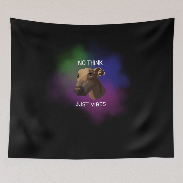 Item preview, No Think Just Vibes  designed and sold by RaymondMellea.