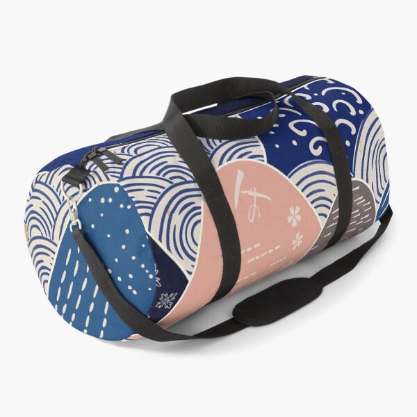Artikelvorschau, Vintage japanische exquisite Berg blau abstrakte Design-Muster entworfen und verkauft von DEC02.
