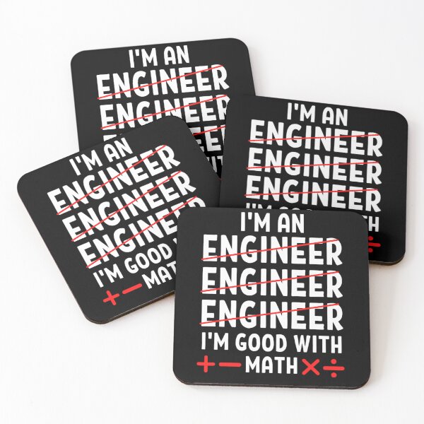 Item preview, Engineer. I'm good with math | Funny Engineering Jokes | Occupations Sayings designed and sold by chetan786.