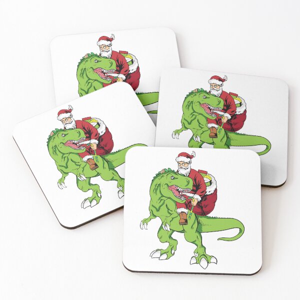 Item preview, Marvel Action Universe Prehistoric Earth Humor Funny Santa Claus Riding Dinosaur Funny Christmas Vin designed and sold by CharlesRetired.