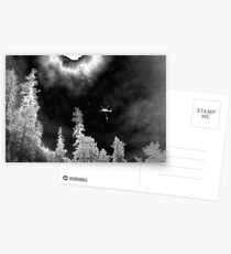 Metalic helicopter Postcards
