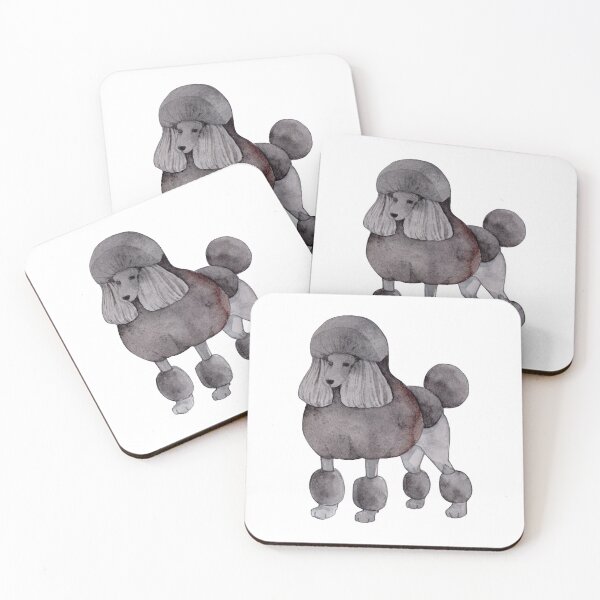 Item preview, Gray Poodle Dog / Dog Lovers / Poodle dog lovers/ Gifts for dog lovers designed and sold by haRexia.