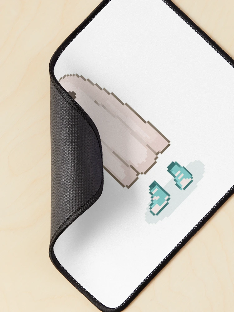 Thumbnail 2 of 5, Mouse Pad, pixel ghost designed and sold by Ritsuko-.