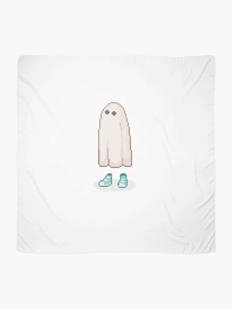 Thumbnail 2 of 3, Scarf, pixel ghost designed and sold by Ritsuko-.