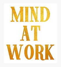 Mind at Work inspired by Angelica Schuyler from Hamilton Photographic Print