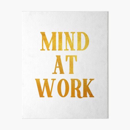 Mind at Work inspired by Angelica Schuyler from Hamilton Art Board Print