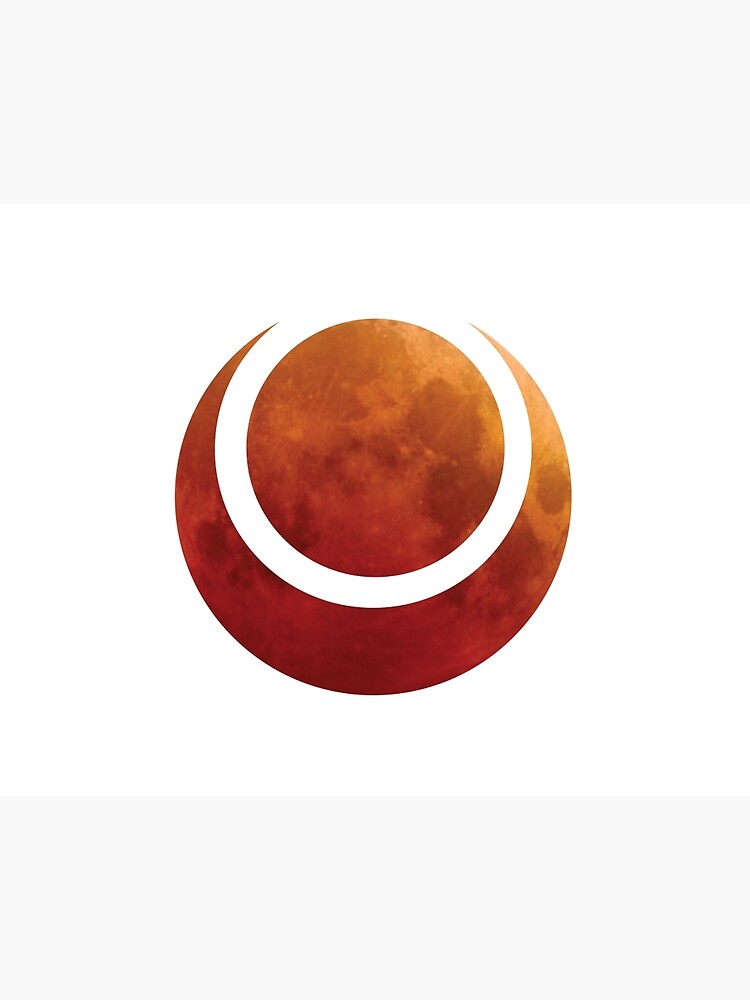 Blood Moon Symbol Art Board Print