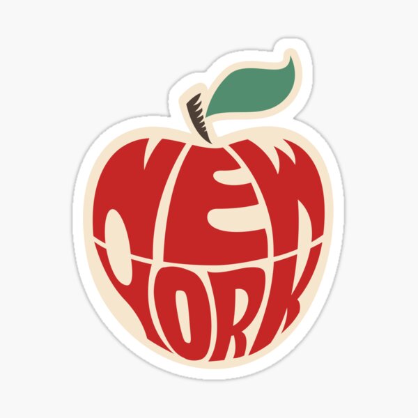 New York Der große Apfel USA Amerika Sticker