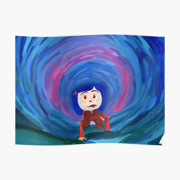 Coraline The Tunnel Poster For Sale By Annie1617 Redbubble