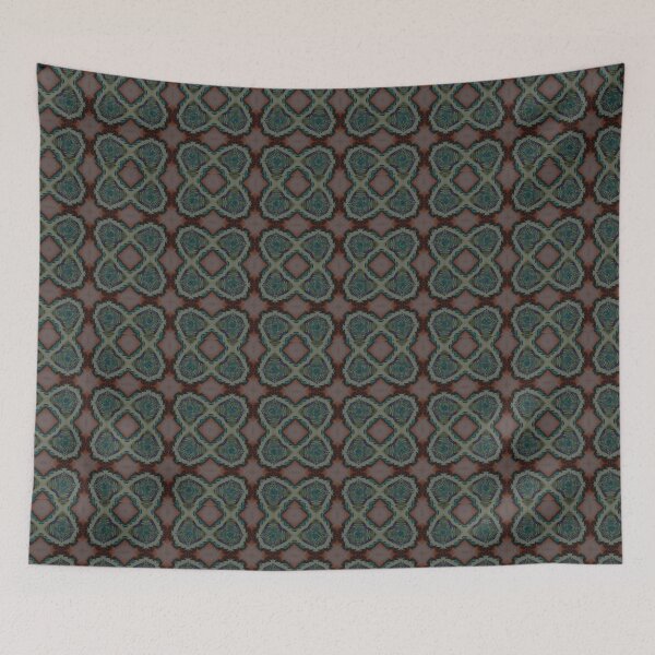 Item preview, African print Colorful brown, green, purple and blue colors.  designed and sold by NaniniDesigns.