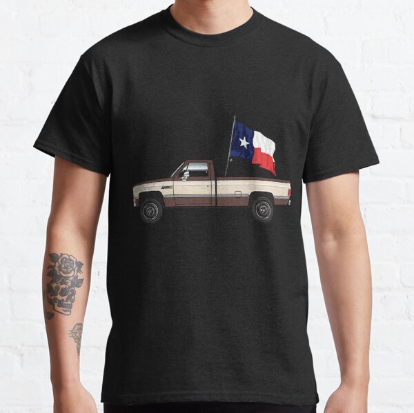 80s SIERRA Truck light colors apparel - Texas State - T-Shirt