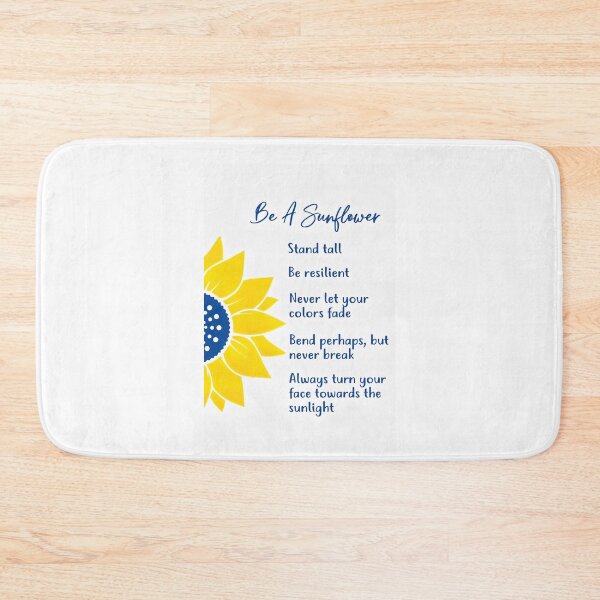 Item preview, Ukraine Sunflower - Be A Sunflower Stand Tall Be Resilient, Never Let Your Colors Fade designed and sold by PaulaSpringArt.