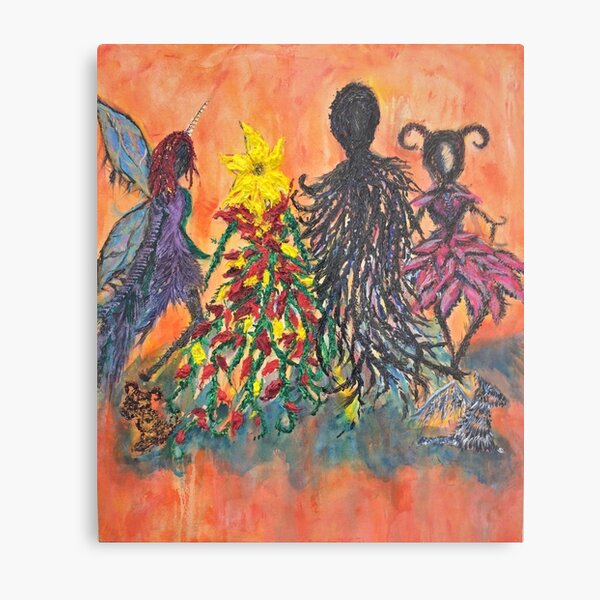 Creature Family Portrait Metal Print