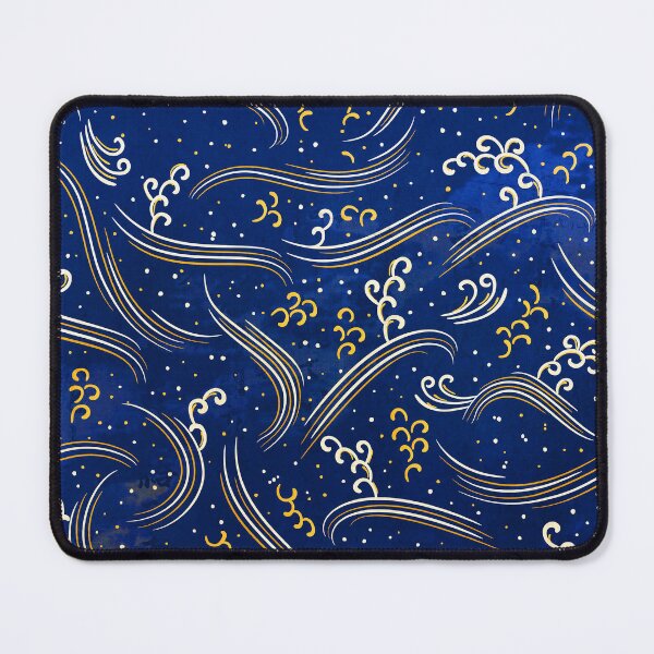 Item preview, Exquisite Vintage Japanese Paper Swirl Pattern In Blue designed and sold by DEC02.