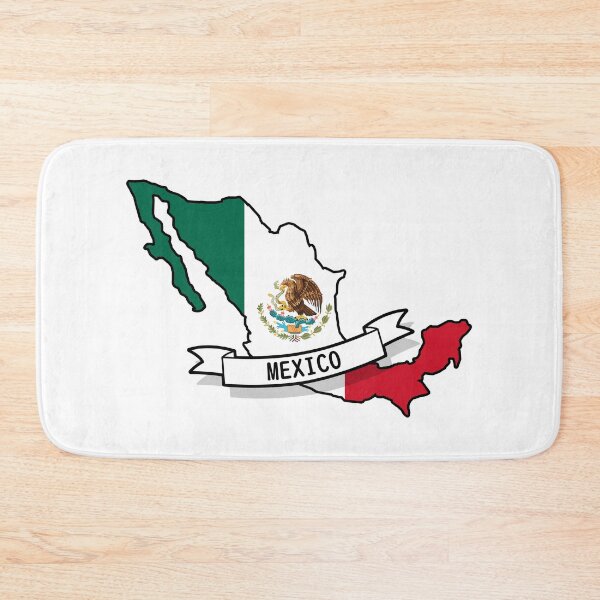 Item preview, Mexico Flag Map designed and sold by Koi-Art.
