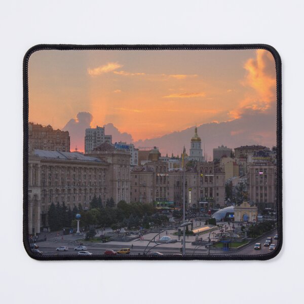 Item preview, Kyiv - Maidan (Independence Square) at sunset designed and sold by cerb.