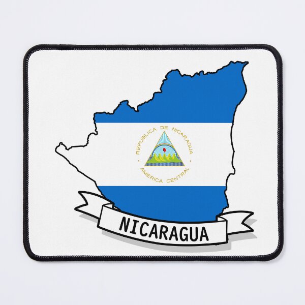 Item preview, Nicaragua Flag Map designed and sold by Koi-Art.
