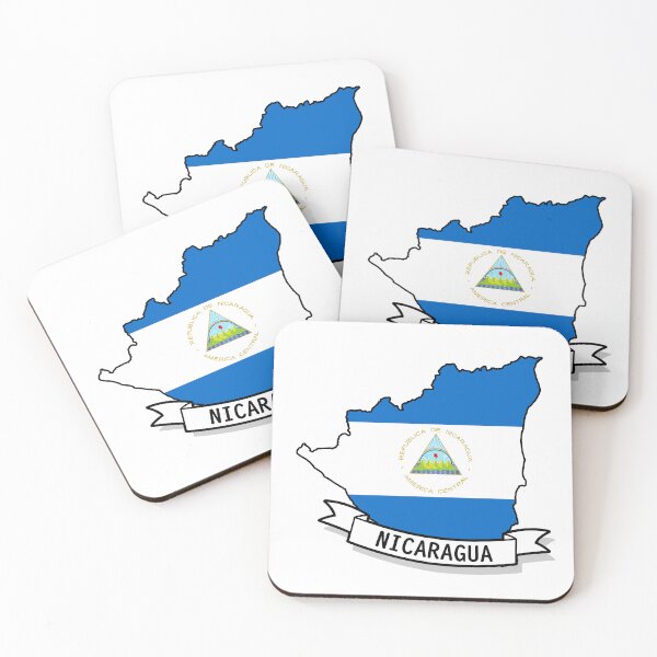 Item preview, Nicaragua Flag Map designed and sold by Koi-Art.