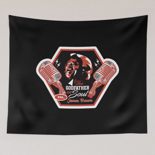 Item preview, James Brown The Godfather of Soul designed and sold by HenriReyArt.