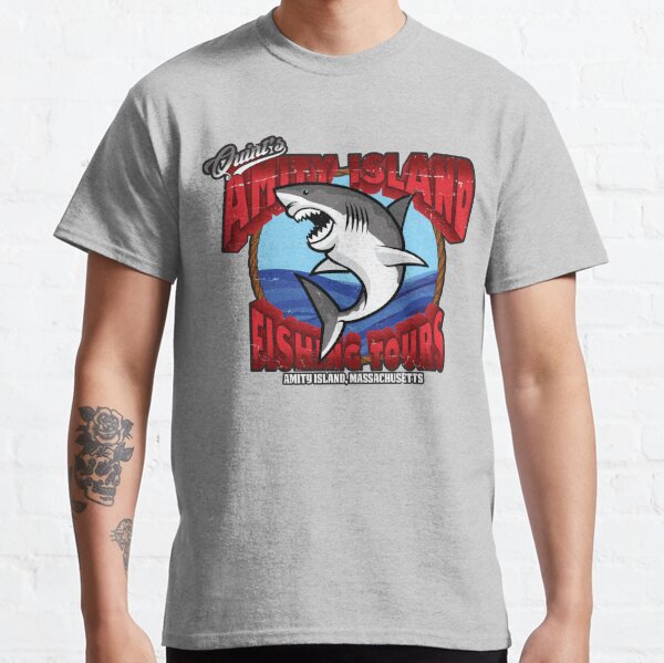 Captain Quint Shark Fishing Tours Jaws (1975) Classic T-Shirt | Redbubble