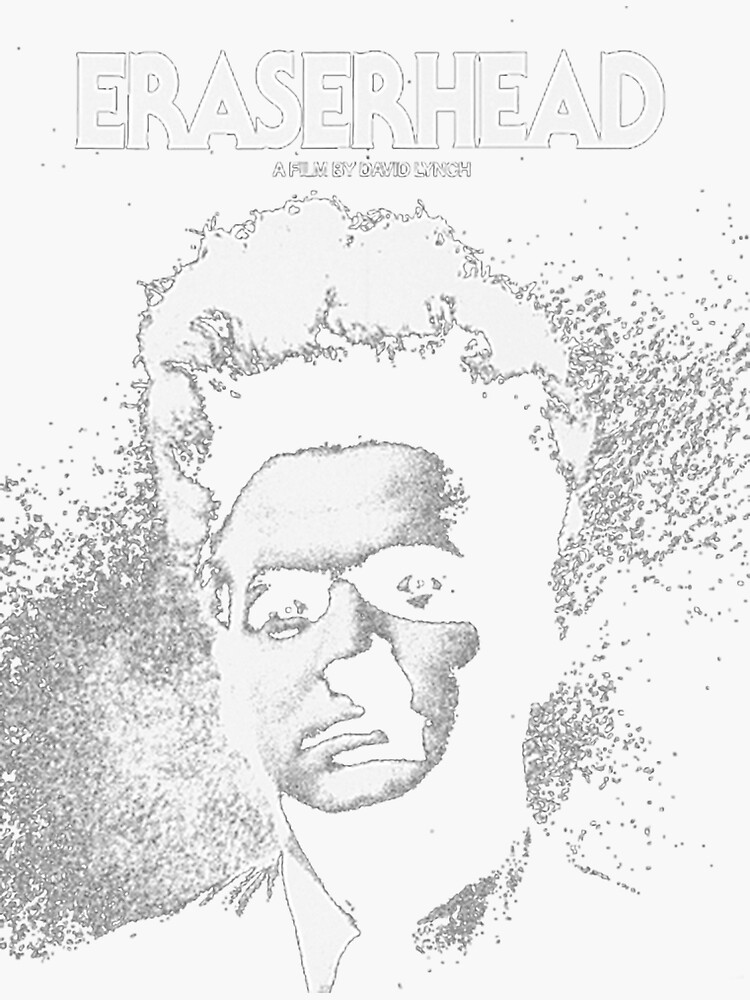 "Eraserhead Poster " Sticker by Salient189 Redbubble