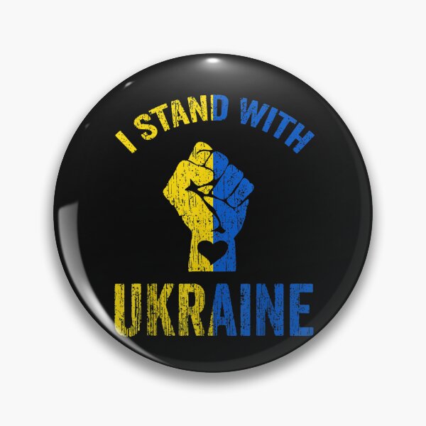Item preview, I Stand With Ukraine Shirt Ukrainian Flag Support T-Shirt designed and sold by Baron-Hagen.