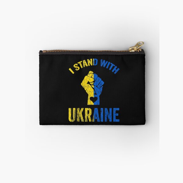 Artikelvorschau, I Stand With Ukraine Shirt Ukrainian Flag Support T-Shirt entworfen und verkauft von Baron-Hagen.
