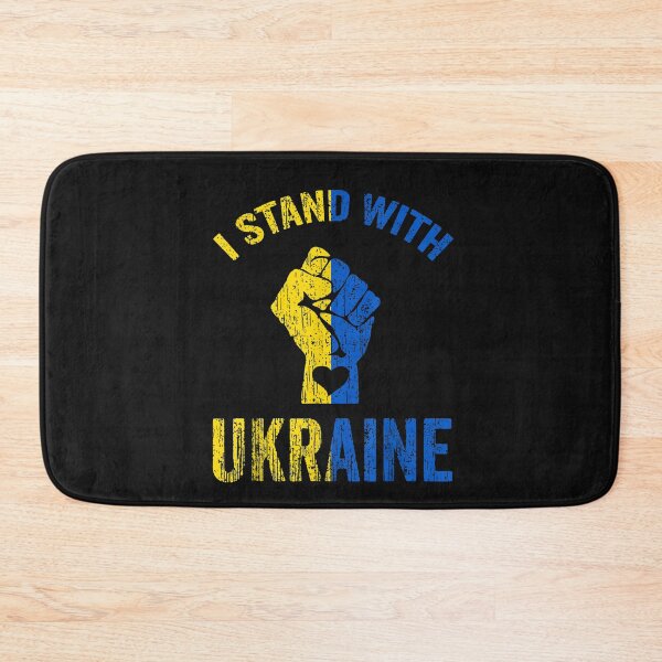 Item preview, I Stand With Ukraine Shirt Ukrainian Flag Support T-Shirt designed and sold by Baron-Hagen.