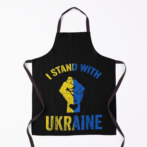 Item preview, I Stand With Ukraine Shirt Ukrainian Flag Support T-Shirt designed and sold by Baron-Hagen.